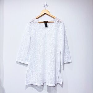 MARIO SERRANI White swimsuit cover-up dress